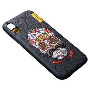 JRC适用于苹果iPhone Xs Max手机壳XR iPhoneXp皮套iPhoneXs软边防摔男女潮牌超薄网红3D浮雕Max保护外壳plus