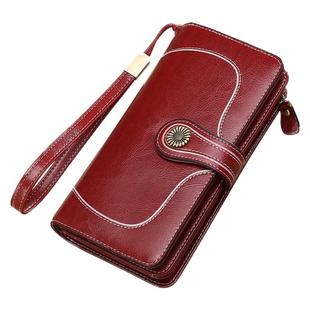 女士钱包女长款真皮韩版多功能百搭大气钱夹2024新款大容量手拿包