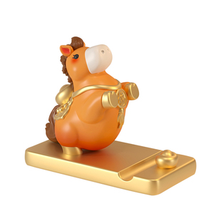 2026马年吉祥物生肖马摆件手机支架马上有钱公仔本命年礼物伴手礼
