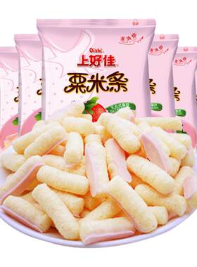 上好佳粟米条大包装40g袋膨化食品小包装薯条薯片虾条儿童零食