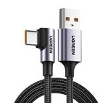 绿联type-c弯头数据线6a超级100w快充tpyec适用华为Mate60pro小米安卓手机tapyc游戏66直角typc短usb充电器线