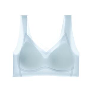 猫人内衣女士无痕提拉收副乳聚拢胸罩2026新款超薄冰丝背心式文胸