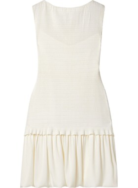 Proenza Schouler White Label 女细褶绉纱连衣裙