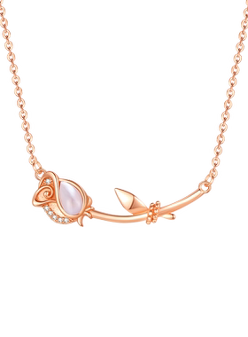 送她玫瑰物语项链一心一意只爱她