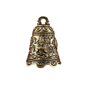 纯黄铜铃铛挂件家居挂饰品有求必应铜铃钟形铜钟五爷铜铃老式车挂