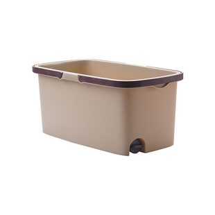 滑轮洗拖把桶长方形家用海绵拖布桶排水洗涮拖把盆塑料墩布桶收纳