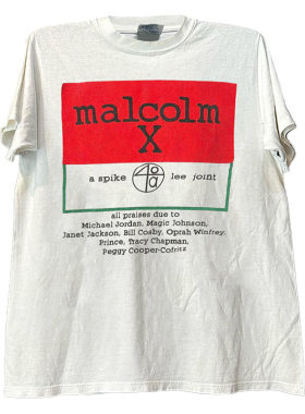 malcolmX嘻哈亚文化风短袖T恤