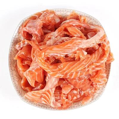 新鲜三文鱼腩碎肉无骨无刺有鱼油