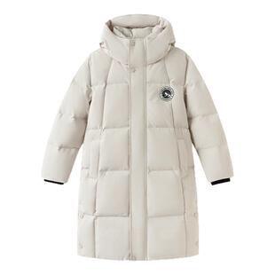 巴拉巴拉女童羽绒服儿童加厚长款外套连帽上衣2025冬装新款童装潮