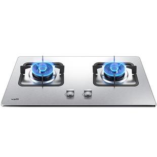 华帝燃气灶官方旗舰店煤气灶液化气天然气灶不锈钢嵌入式双灶家用