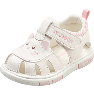 牧童童鞋婴儿叫叫鞋女2026夏季新款软底宝宝凉鞋可爱卡通步前鞋男