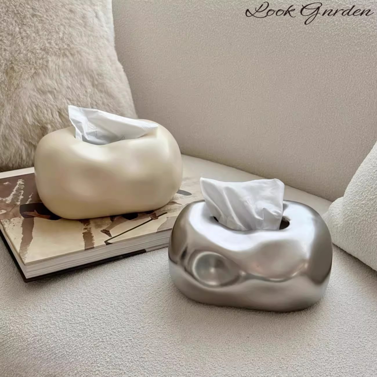 奶油风纸巾盒家用客厅轻奢高档创意餐巾纸抽纸盒高级感装饰摆件