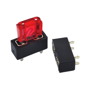 小号配套汽车保险丝PCB板焊接式保险丝底座力特保险丝1A-40A
