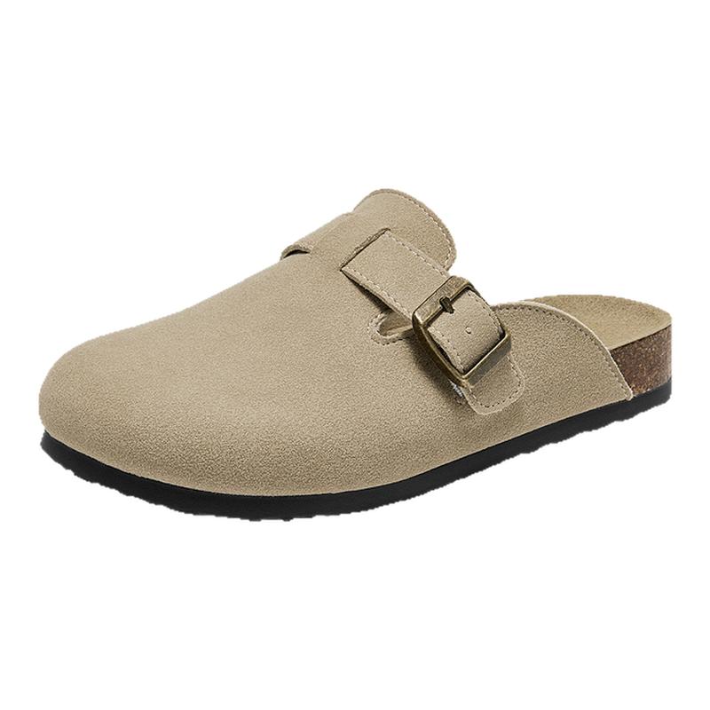 大东勃肯鞋女2025新款秋冬一脚蹬懒人鞋博肯鞋平底单鞋包头半拖鞋