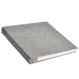 麻布面家用diy粘贴覆膜式相册1-8寸照片大小通用内页可写字影集