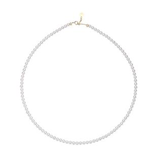 老凤祥淡水珍珠项链18K金baby小米珠锁骨链颈链送女朋友生日礼物