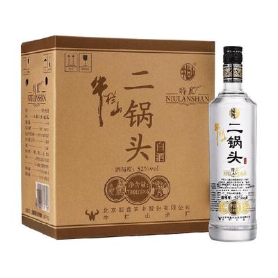 牛栏山52度700ml*6纯粮优级白酒