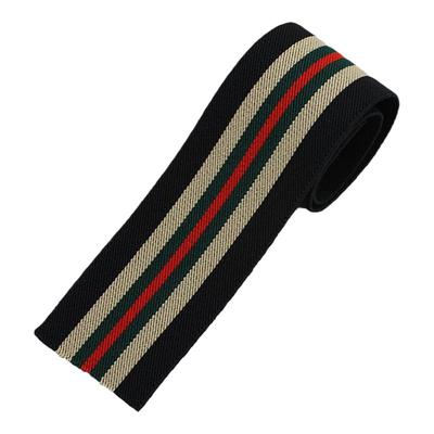 彩色条纹松紧带宽高弹带加厚扁