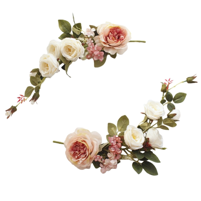 后花园墙饰花条装饰仿真花