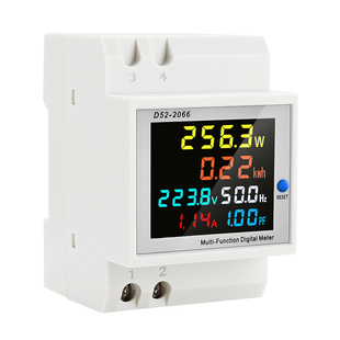 WiFi远程导轨智能电表家用光伏电度表功率计交流数显电压表电流表