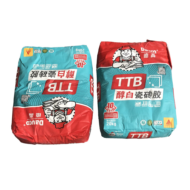 德高白色瓷砖胶填缝贴砖