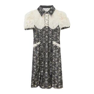 我爱露露LULUALWAYS夏季新款时尚新中式改良翻领长款连衣裙