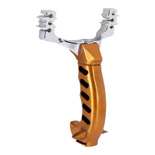 大威力弹弓带拖腕正品圆皮筋高精度钛合金反曲强力狙击户外重型弓