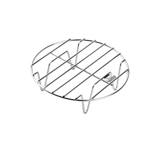 316不锈钢蒸架家用炒锅蒸笼架子高脚蒸格隔水蒸垫高压锅蒸片篦子