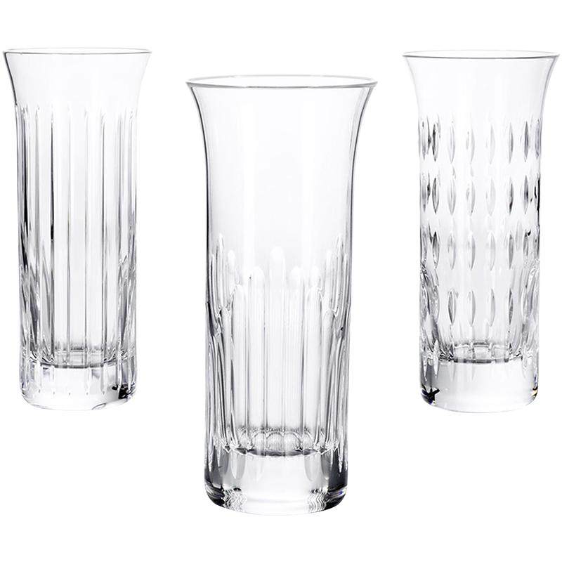 【礼物】Baccarat巴卡拉FLORA花神系列花瓶套装3件 礼盒