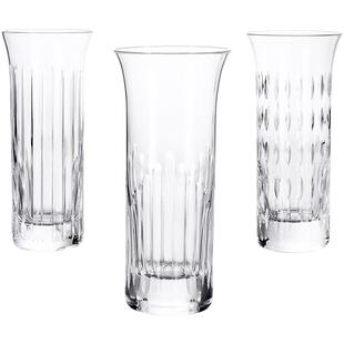 [新年礼物]Baccarat巴卡拉FLORA花神系列花瓶套装3件 礼盒