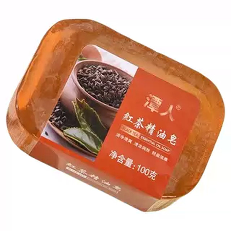 红茶精油洁面皂温和控油保湿