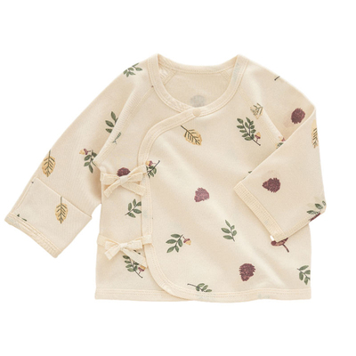 半背衣初生婴儿秋冬季5259码a类纯棉新生的儿衣服产房上衣和尚服