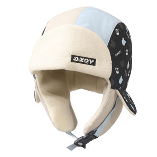 儿童雷锋帽秋冬季男童女童宝宝保暖防寒防风护耳加绒加厚东北帽子