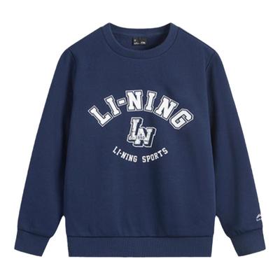 李宁童装儿童加绒卫衣2025秋冬款