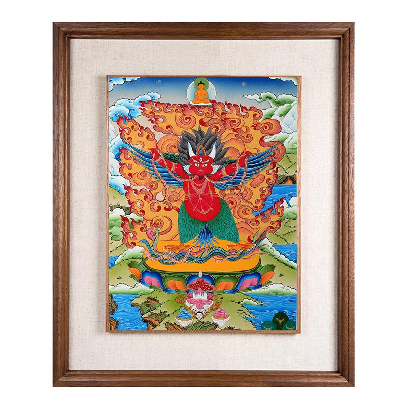 关装饰画墙壁客厅挂画大鹏金翅鸟