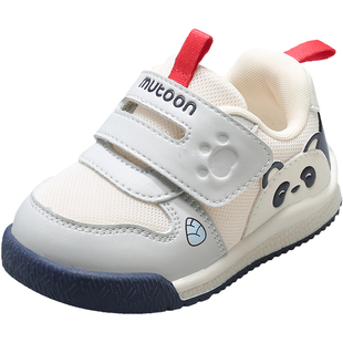 牧童宝宝熊猫鞋春夏男童软底面包鞋学步鞋轻便透气婴儿鞋女童鞋子