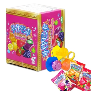 水果味钻石糖戒指糖葡萄可乐味糖果进口零食儿童生日礼物圣诞节