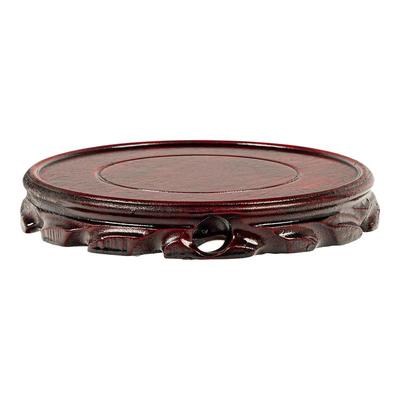 厚兴堂实根雕佛像圆形底座