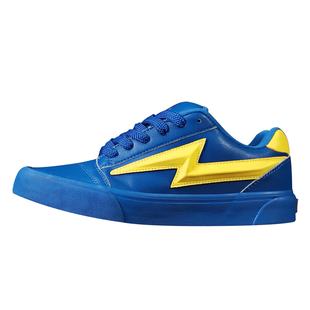 HNLY CLN蓝黄色个性情侣美式街头板鞋闪电鞋胖胖面包鞋休闲鞋潮鞋