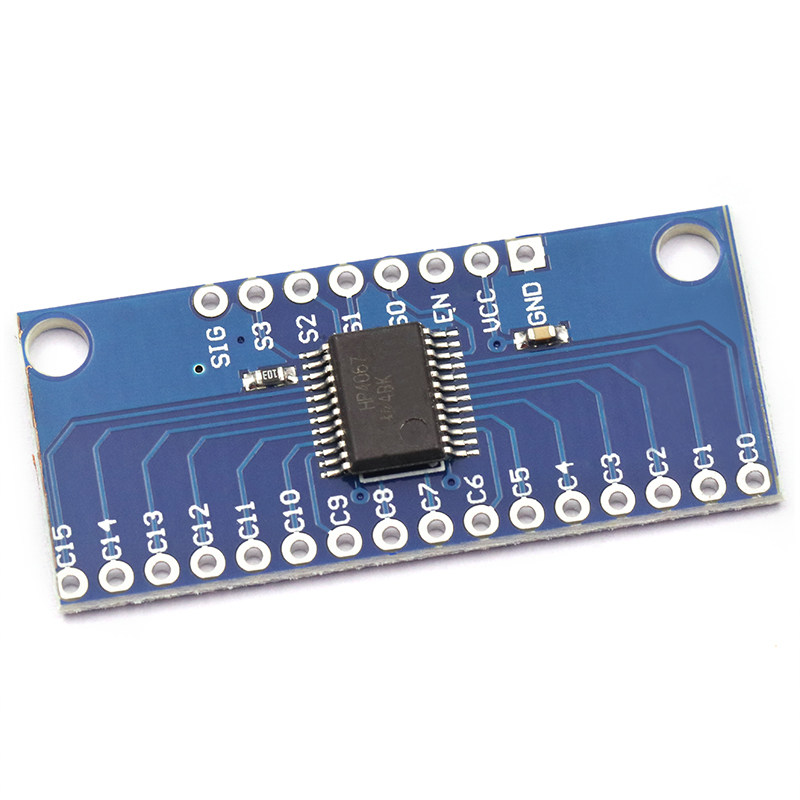 CD74HC4067高速CMOS 模拟多路复用器  16通道模拟多路复用器