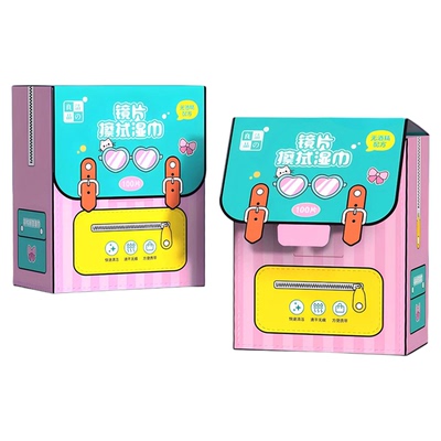 眼镜湿巾加大尺寸无酒精不伤镜片