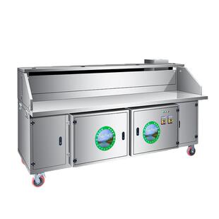 水电复合高端无烟净化烧烤车免清洗商用移动摆摊环保烧烤炉烧烤架