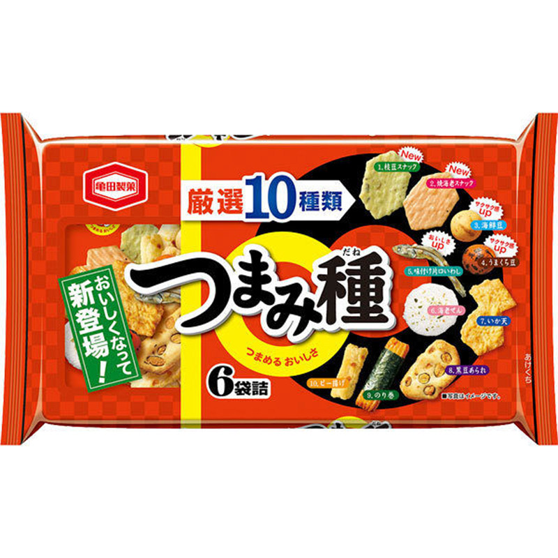 日本进口田制优选柿种海苔米果
