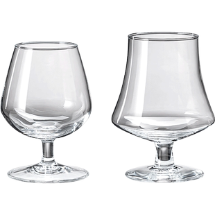 创意水晶玻璃白兰地酒杯矮脚洋酒杯轻奢高档闻香红酒烈酒杯子家用