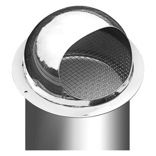 304不锈钢加长风帽油烟机外墙出风口卫生间止回阀排气管穿墙风帽