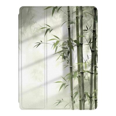 国风复古竹子平板保护套