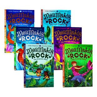 现货 美人鱼摇滚6册 英文原版 Mermaids Rock 儿童冒险章节小说 青少年课外阅读 Little Tiger英国小老虎出版 Linda Chapman著作