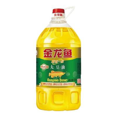 金龙鱼一级非转基因大豆油5L大桶