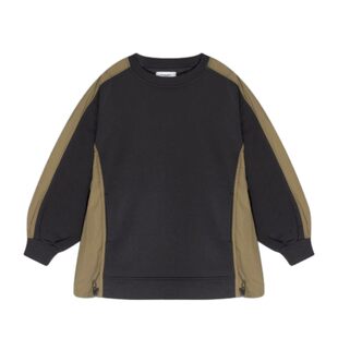 niko and ...卫衣女冬季新款时尚宽松气质拼接加绒上衣142584