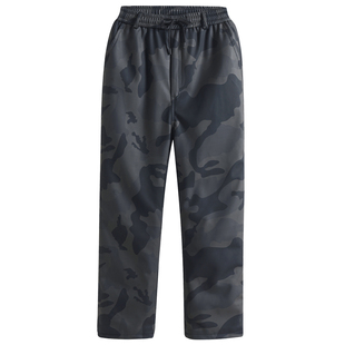 皮裤男加绒加厚宽松保暖挡风防水防油工作服中老年劳保工装皮棉裤